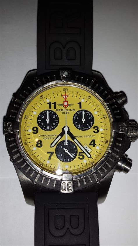 breitling with yellow face|breitling watches yellow face.